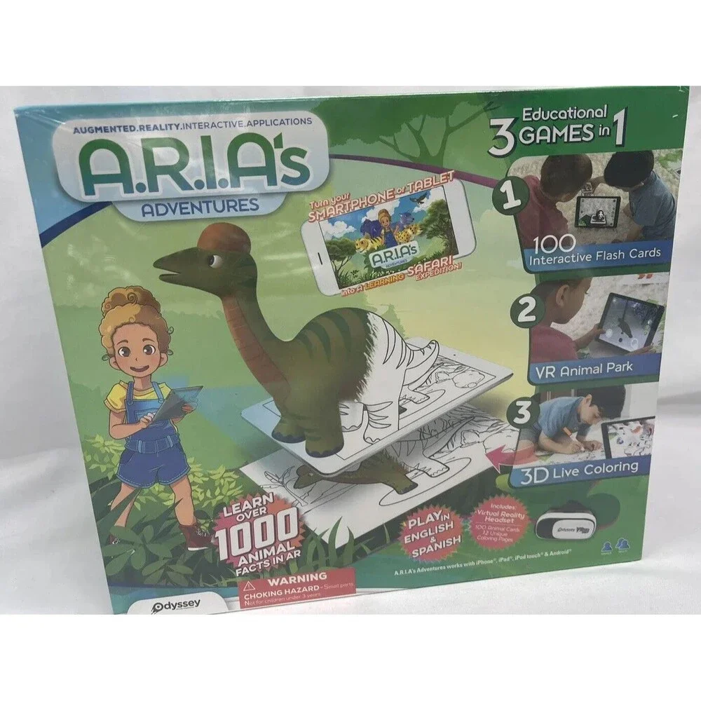 Odyssey ARIA's Adventures Educational Gaming System Virtual Reality Headset